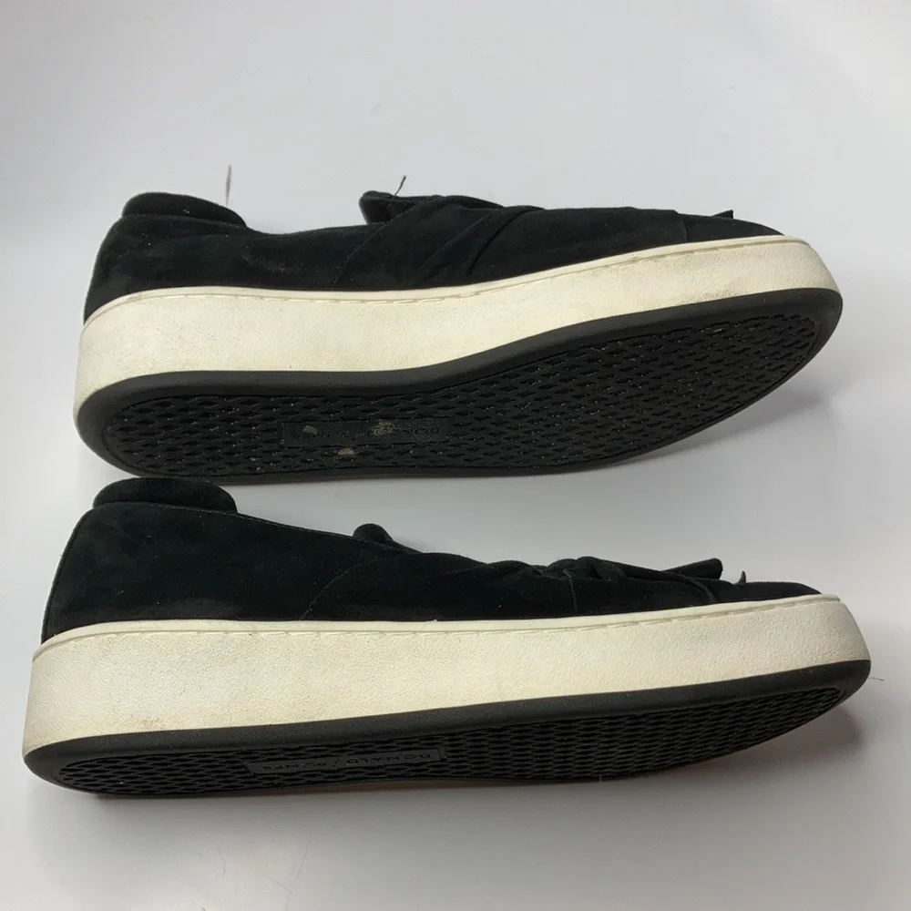 Donald J Pliner Celest knot front suede slip on sneakers size 8‎